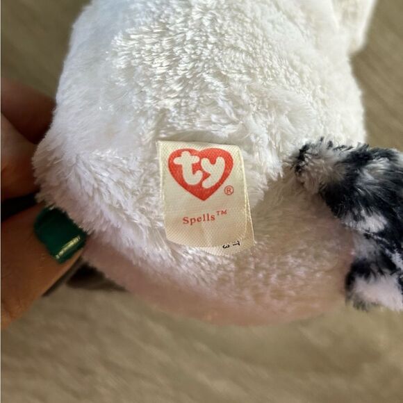 NWOT … TY BEANIE BOOS “Spells” The Snowy Owl - Picture 3 of 3